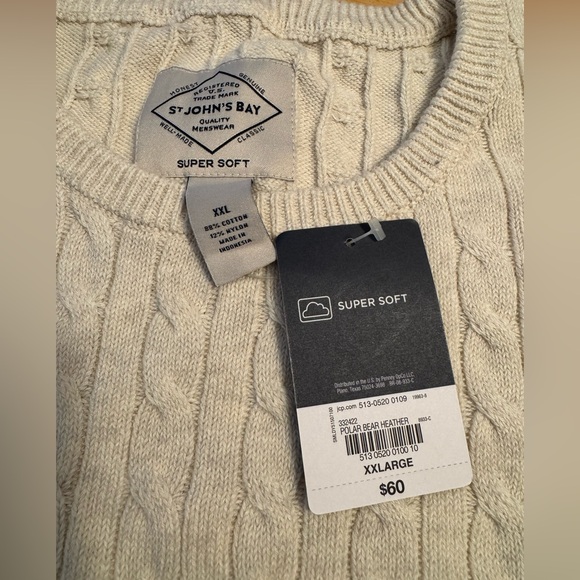 Cable Knit Crewneck Sweater - Picture 3 of 5